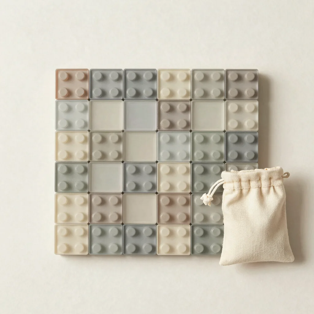Colorblock Building Tiles